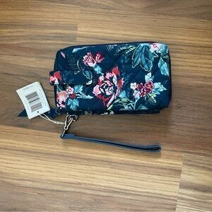 Vera Bradley RFID Smartphone Wristlet Rose Toile | NEW with Tags